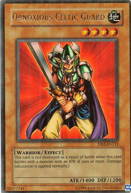 Obnoxious Celtic Guard - Dark Beginning 2 YuGiOh trading card
