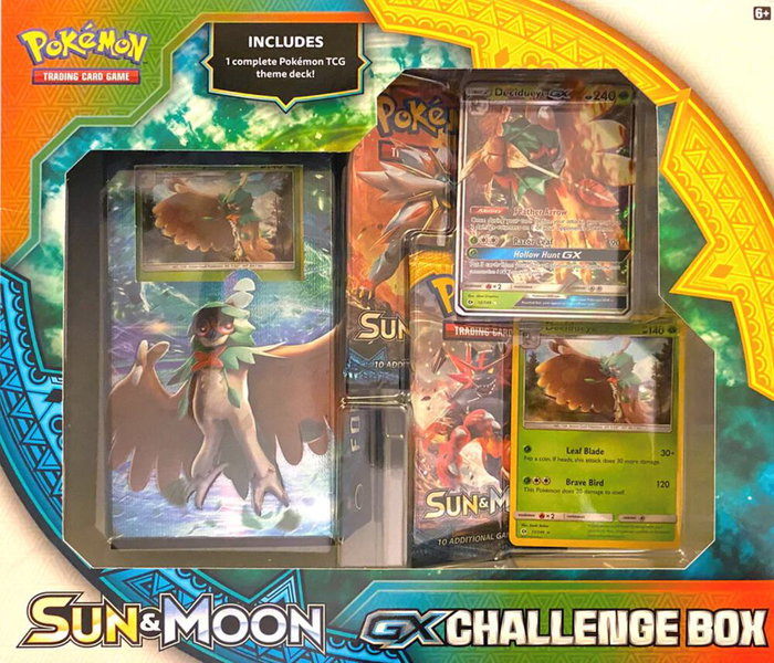 Sun & Moon GX Challenge Box [Decidueye] - SM Base Set Pokémon trading card