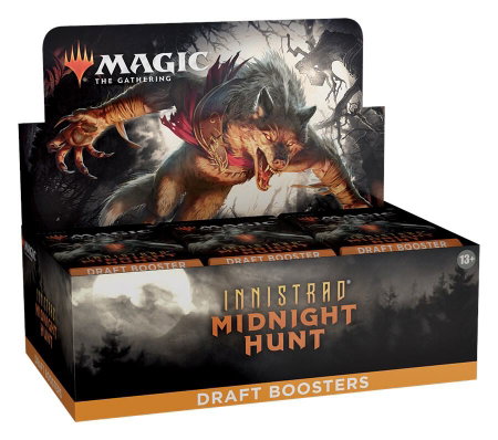 Innistrad: Midnight Hunt - Draft Booster Box trading card from Innistrad: Midnight Hunt Innistrad: Midnight Hunt - Draft Booster Box - Innistrad: Midnight Hunt Magic: The Gathering trading card