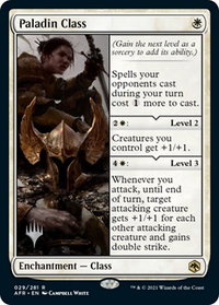 Paladin Class - Promo Pack: Adventures in the Forgotten Realms (PPAFR) #29 - Rare Magic: The Gathering Trading Card