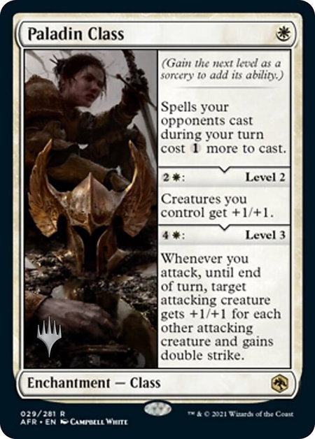 Paladin Class - Promo Pack: Adventures in the Forgotten Realms Magic: The Gathering trading card