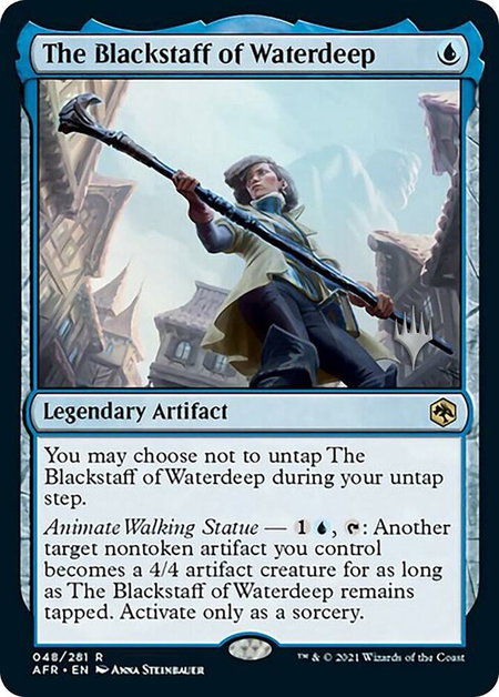 The Blackstaff of Waterdeep - Promo Pack: Adventures in the Forgotten Realms Magic: The Gathering trading card