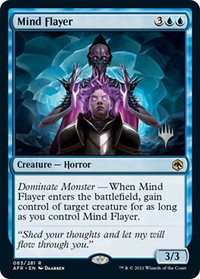 Mind Flayer - Promo Pack: Adventures in the Forgotten Realms (PPAFR) #63 - Rare Magic: The Gathering Trading Card