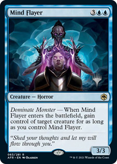 Mind Flayer - Promo Pack: Adventures in the Forgotten Realms Magic: The Gathering trading card