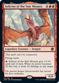Inferno of the Star Mounts - Promo Pack: Adventures in the Forgotten Realms (PPAFR) #151 - Mythic Rare Magic: The Gathering Trading Card