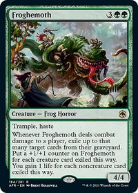 Froghemoth - Promo Pack: Adventures in the Forgotten Realms (PPAFR) #184 - Rare Magic: The Gathering Trading Card