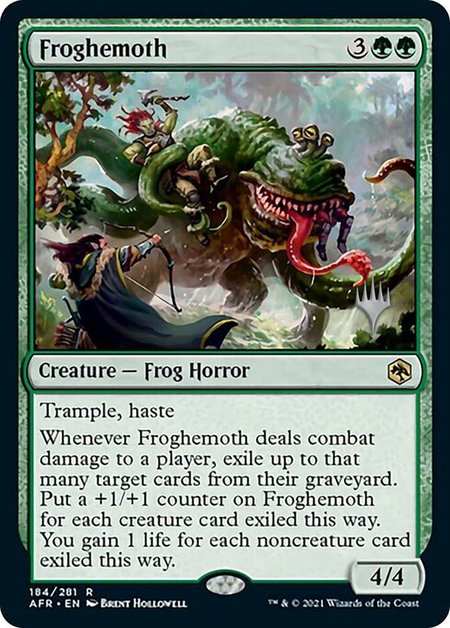 Froghemoth - Promo Pack: Adventures in the Forgotten Realms Magic: The Gathering trading card