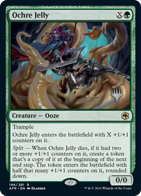Ochre Jelly - Promo Pack: Adventures in the Forgotten Realms Magic: The Gathering trading card