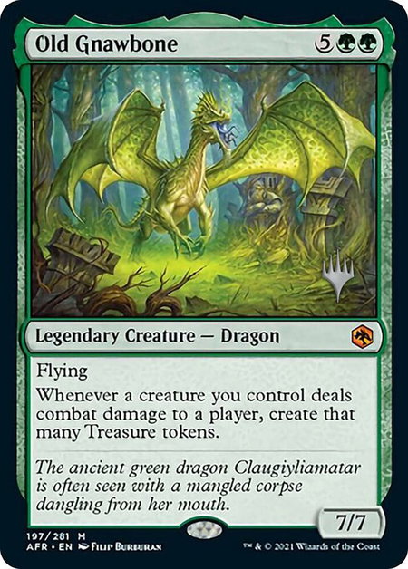 Old Gnawbone - Promo Pack: Adventures in the Forgotten Realms Magic: The Gathering trading card