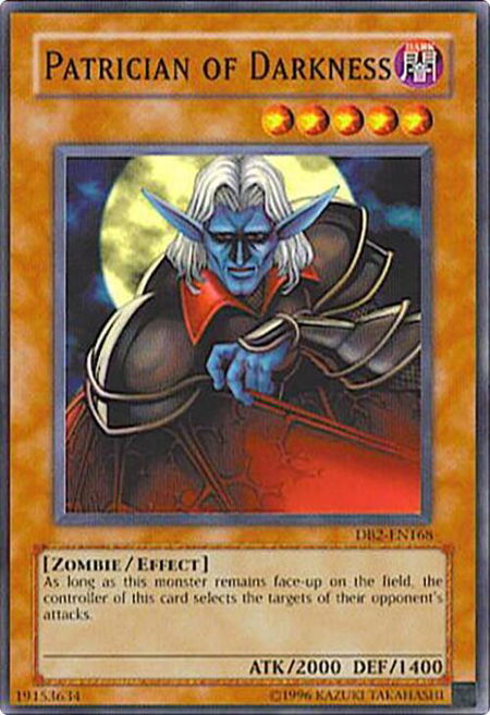 Patrician of Darkness - Dark Beginning 2 YuGiOh trading card