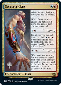 Sorcerer Class - Promo Pack: Adventures in the Forgotten Realms (PPAFR) #233 - Rare Magic: The Gathering Trading Card