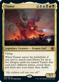Tiamat - Promo Pack: Adventures in the Forgotten Realms (PPAFR) #235 - Mythic Rare Magic: The Gathering Trading Card