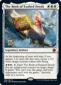 The Book of Exalted Deeds - Prerelease Cards (PRE) #4s - Mythic Magic: The Gathering Trading Card