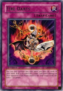 Fire Darts - Cybernetic Revolution (CRV) #CRV-EN049 - Rare YuGiOh Trading Card