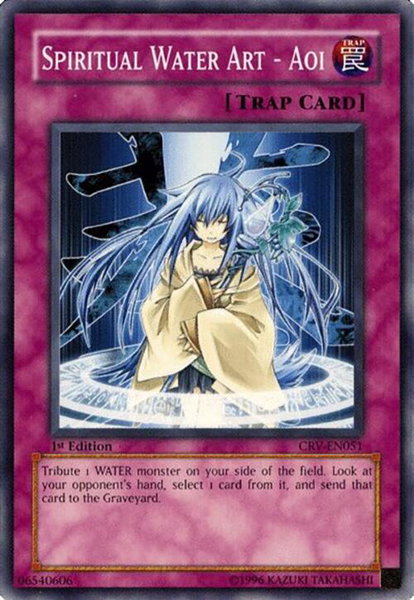 Spiritual Water Art - Aoi trading card from Cybernetic Revolution Spiritual Water Art - Aoi - Cybernetic Revolution YuGiOh trading card