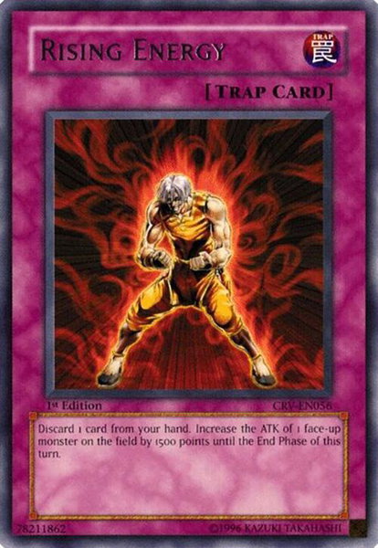 Rising Energy trading card from Cybernetic Revolution Rising Energy - Cybernetic Revolution YuGiOh trading card