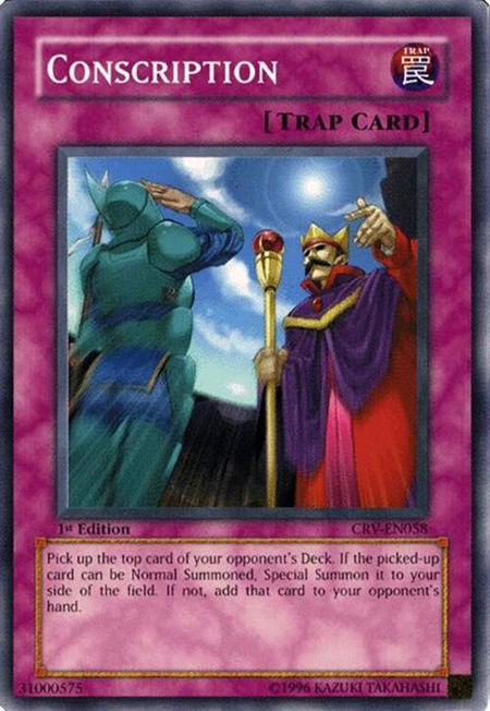 Conscription - Cybernetic Revolution YuGiOh trading card