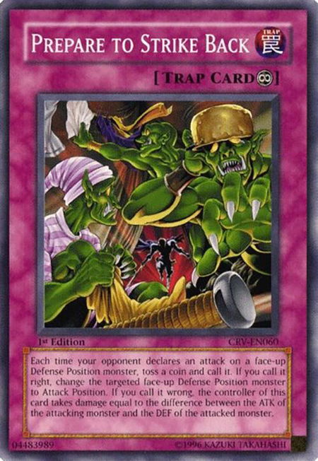 Prepare to Strike Back - Cybernetic Revolution YuGiOh trading card