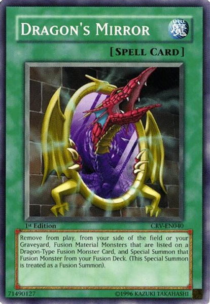Dragon's Mirror - Cybernetic Revolution YuGiOh trading card