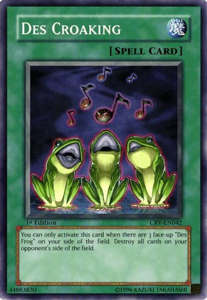 Des Croaking - Cybernetic Revolution YuGiOh trading card