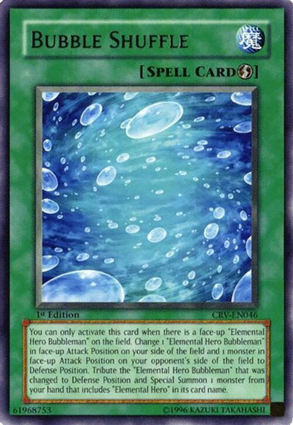 Bubble Shuffle trading card from Cybernetic Revolution Bubble Shuffle - Cybernetic Revolution YuGiOh trading card