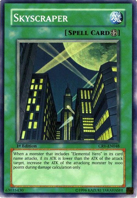 Skyscraper - Cybernetic Revolution YuGiOh trading card