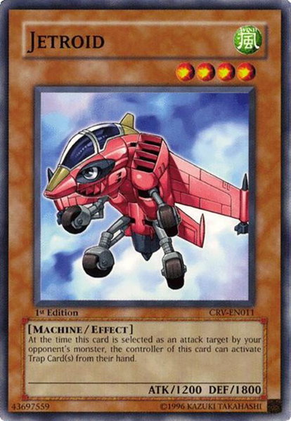 Jetroid trading card from Cybernetic Revolution Jetroid - Cybernetic Revolution YuGiOh trading card
