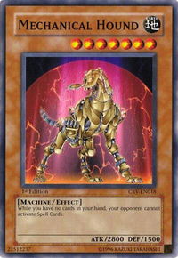 Mechanical Hound - Cybernetic Revolution (CRV) #CRV-EN018 - Common / Short Print YuGiOh Trading Card