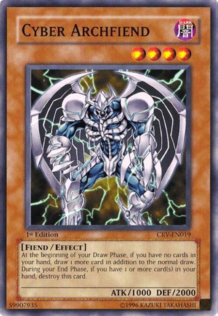 Cyber Archfiend - Cybernetic Revolution YuGiOh trading card