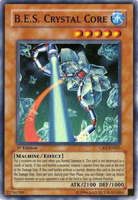 B.E.S. Crystal Core - Cybernetic Revolution (CRV) #CRV-EN021 - Super Rare YuGiOh Trading Card