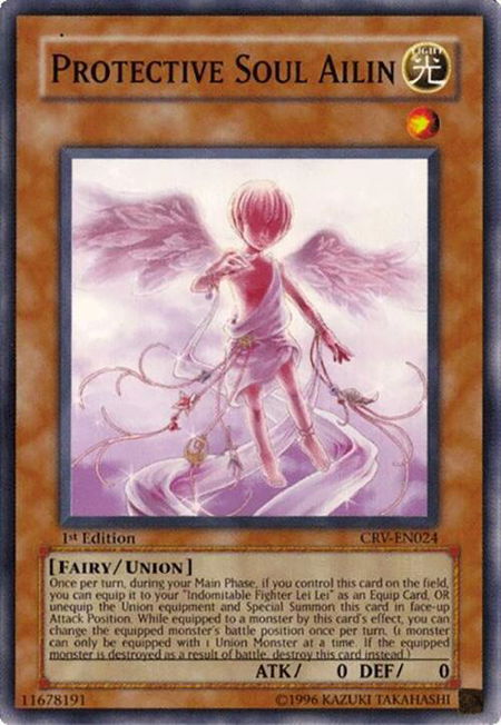 Protective Soul Ailin - Cybernetic Revolution YuGiOh trading card