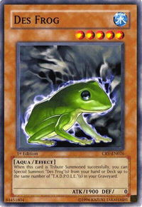 Des Frog - Cybernetic Revolution (CRV) #CRV-EN026 - Common / Short Print YuGiOh Trading Card