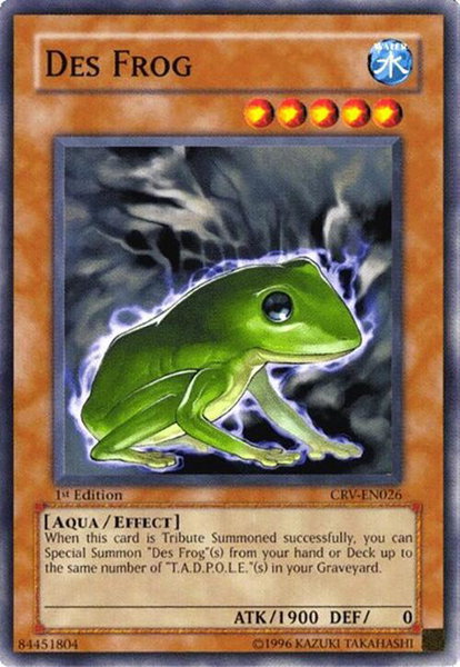Des Frog - Cybernetic Revolution YuGiOh trading card