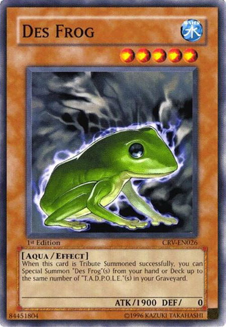 Des Frog - Cybernetic Revolution YuGiOh trading card