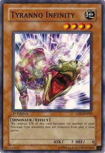 Tyranno Infinity - Cybernetic Revolution (CRV) #CRV-EN029 - Common / Short Print YuGiOh Trading Card