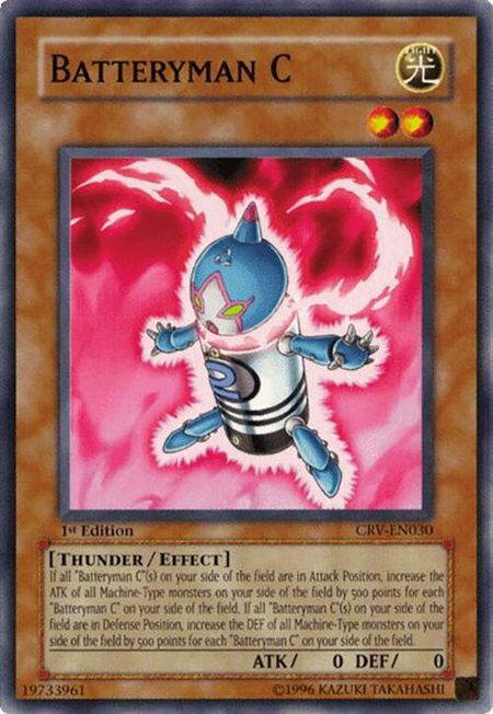 Batteryman C - Cybernetic Revolution YuGiOh trading card