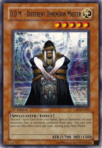 D.D.M. - Different Dimension Master - Cybernetic Revolution (CRV) #CRV-EN032 - Rare YuGiOh Trading Card
