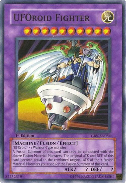 UFOroid Fighter trading card from Cybernetic Revolution UFOroid Fighter - Cybernetic Revolution YuGiOh trading card