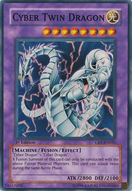 Cyber Twin Dragon - Cybernetic Revolution YuGiOh trading card