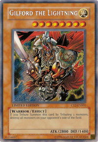 Gilford the Lightning - 2005 Collectors Tin (CT2) #CT2-EN001 - Secret Rare YuGiOh Trading Card