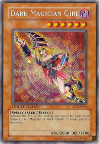 Dark Magician Girl - 2005 Collectors Tin (CT2) #CT2-EN004 - Secret Rare YuGiOh Trading Card