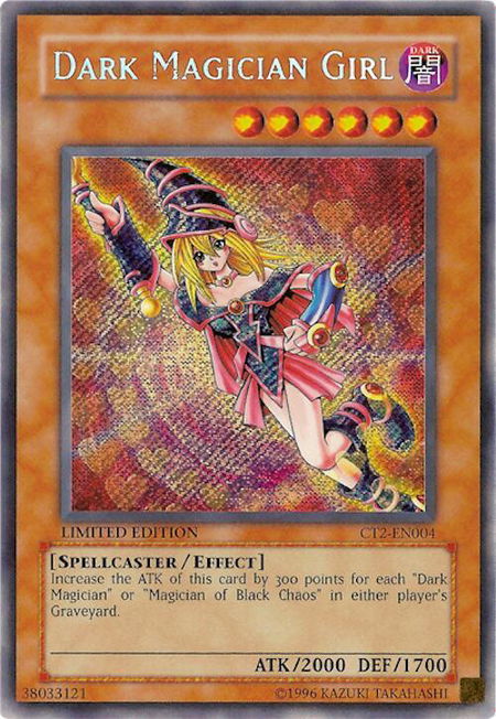 Dark Magician Girl trading card from 2005 Collectors Tin Dark Magician Girl - 2005 Collectors Tin YuGiOh trading card