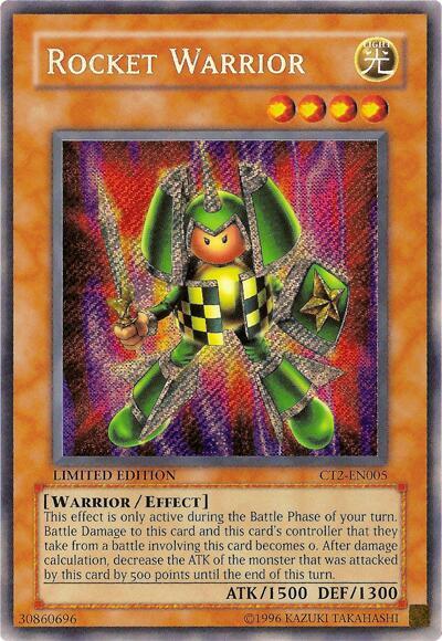 Rocket Warrior trading card from 2005 Collectors Tin Rocket Warrior - 2005 Collectors Tin YuGiOh trading card
