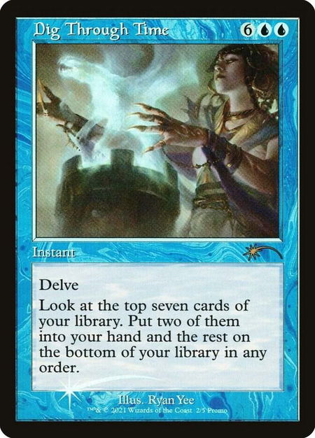 Dig Through Time (Retro Frame) - WPN & Gateway Promos Magic: The Gathering trading card