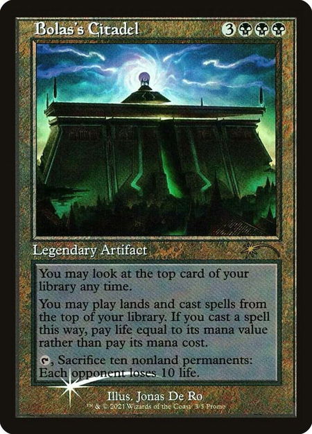 Bolas's Citadel (Retro Frame) - WPN & Gateway Promos Magic: The Gathering trading card