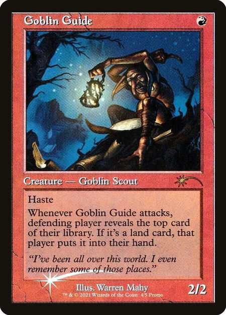 Goblin Guide (Retro Frame) - WPN & Gateway Promos Magic: The Gathering trading card