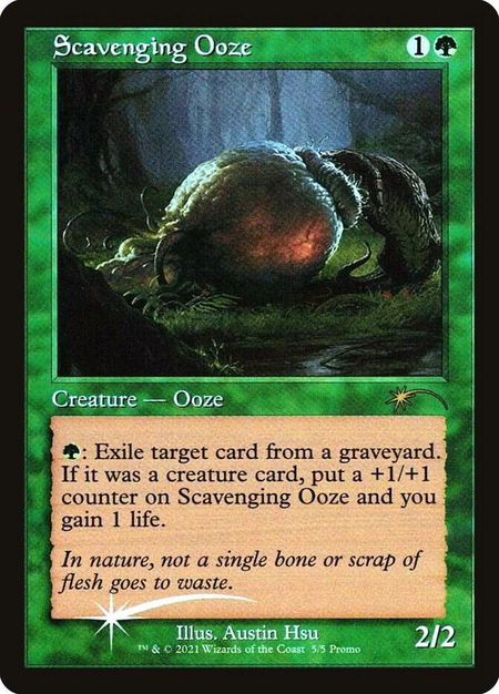 Scavenging Ooze (Retro Frame) - WPN & Gateway Promos Magic: The Gathering trading card