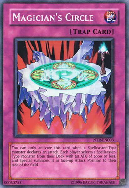 Magician's Circle trading card from Nintendo DS Nightmare of Troubadour Magician's Circle - Nintendo DS Nightmare of Troubadour YuGiOh trading card