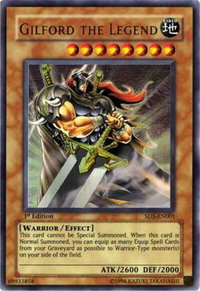 Gilford the Legend - Structure Deck: Warrior's Triumph (SD5) #SD5-EN001 - Ultra Rare YuGiOh Trading Card