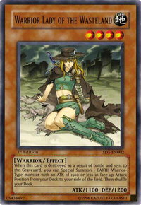Warrior Lady of the Wasteland - Structure Deck: Warrior's Triumph (SD5) #SD5-EN002 - Common / Short Print YuGiOh Trading Card